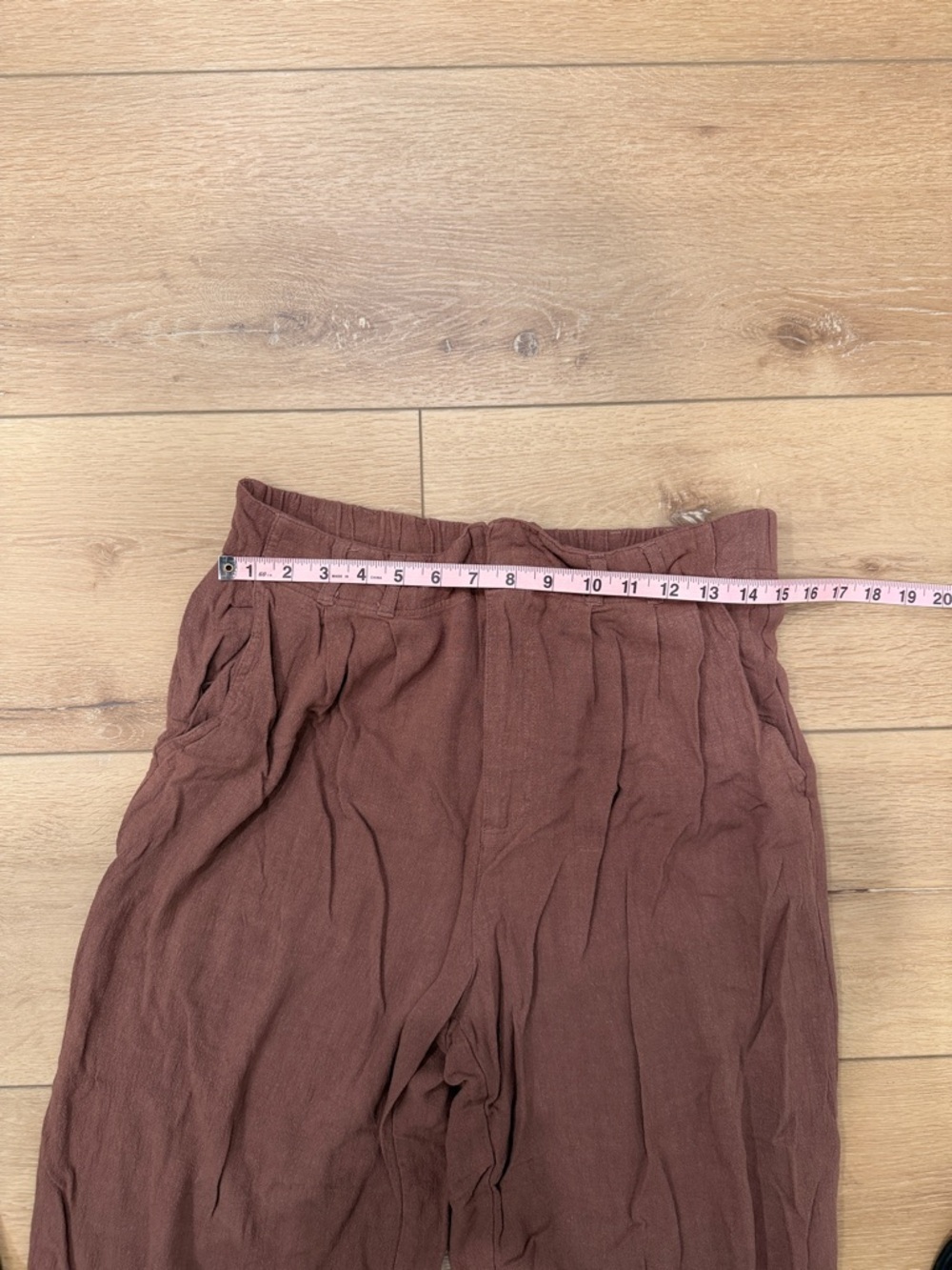 Z Supply Mauve Wide-Leg Crop Pants - Picture 5 of 8